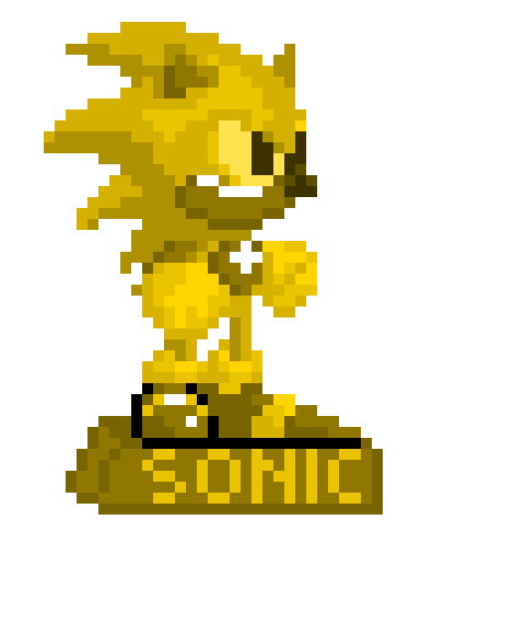 [c9053d] sonic statue
