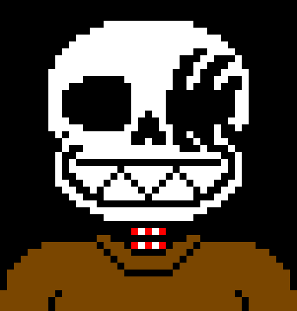 [d959ff] (fix)*sees papyrus in waterfall* time for some payback *he walks to him holding a knife*