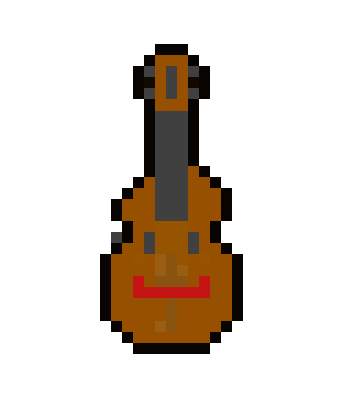 [854455] violin pixel art