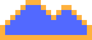 [4a743c] Nuage bleu orange