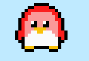 [7725ea] Kawaii Baby Penguin