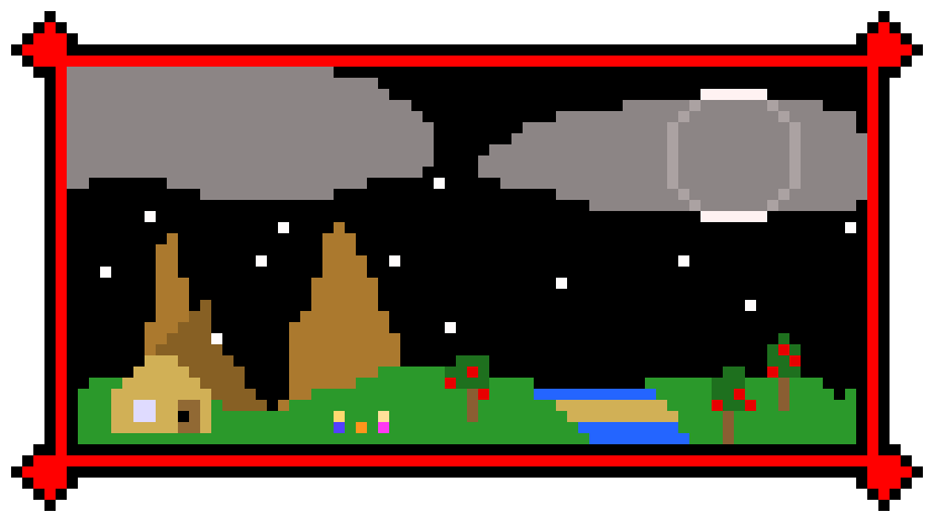 [9664c4] Night by the fire
