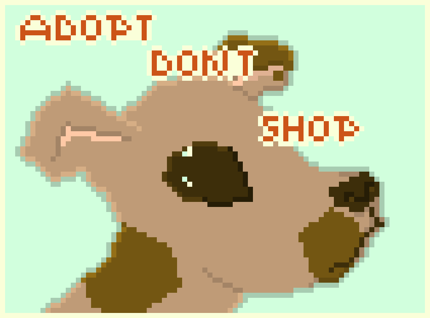 [9664c4] Adopt Don't Shop Poster