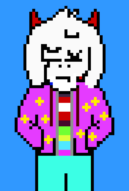 [904ba9] were axle she walks past the art studio that has pictures of axle and sans au fan art
