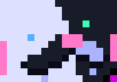 [d0027a] i made the sprite cuz i saw whitty and rainbow rp as William Afton and Chris Afton and im always simping over the Aftons so i just made lizzy!-oreo