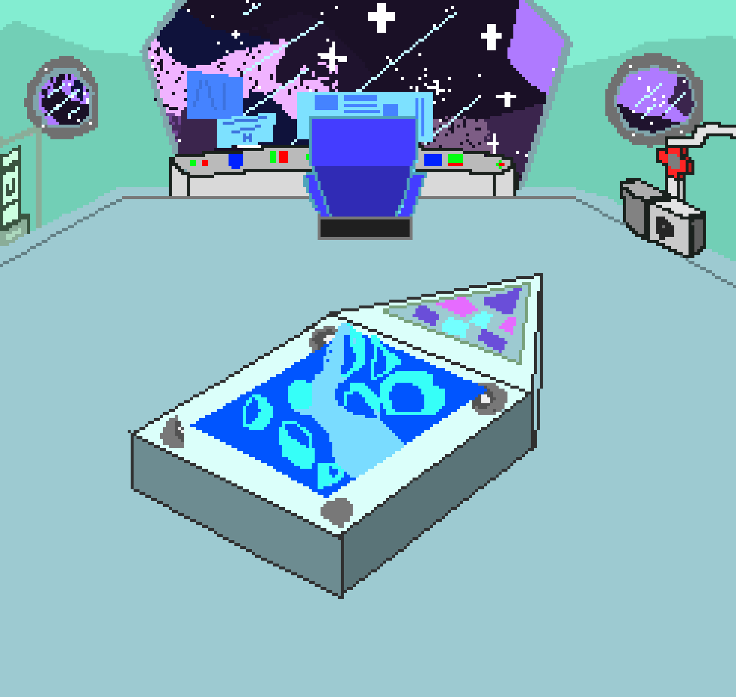 [3c25d9] inside of spaship lol -julia