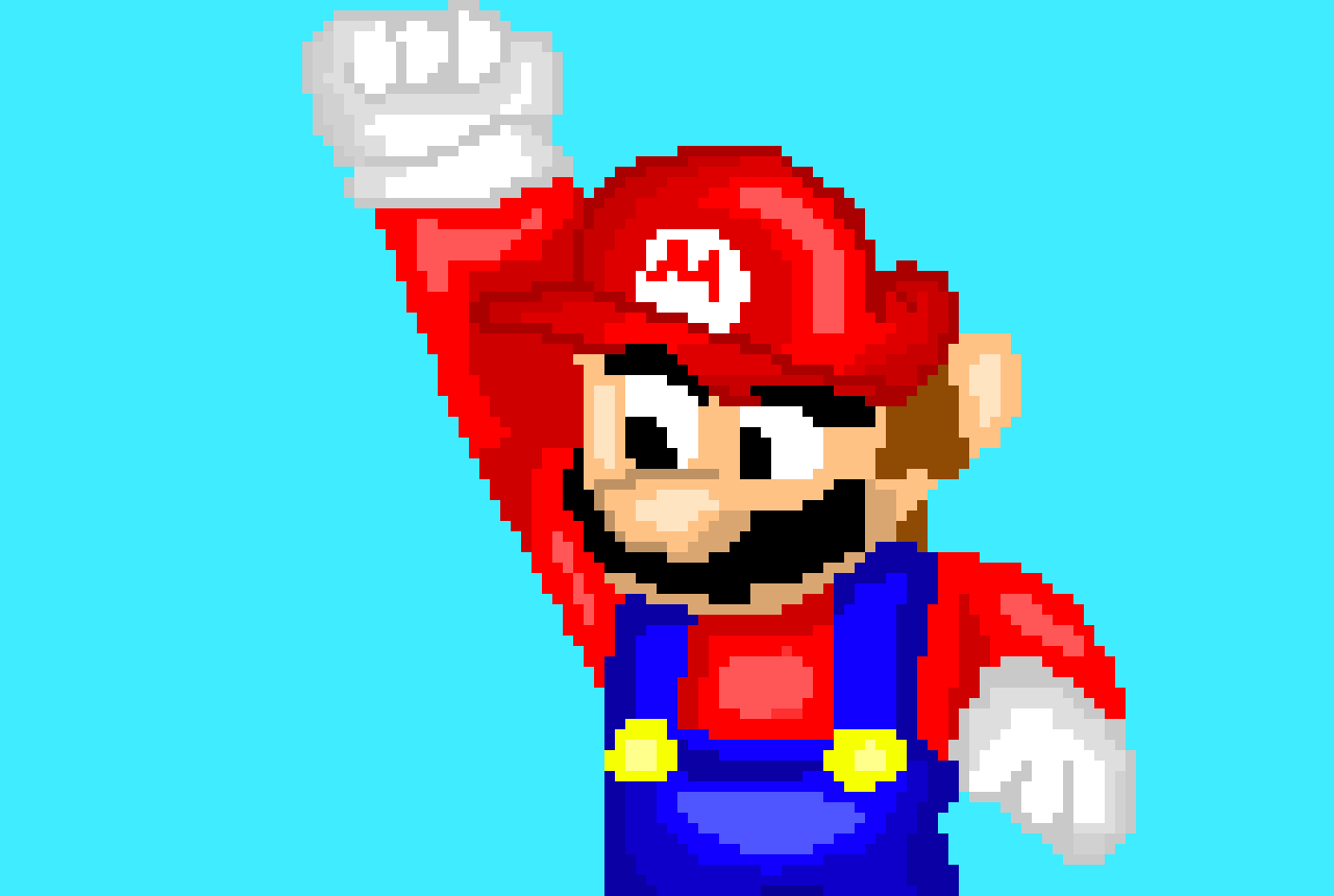 [d48652] Mario Pixel Art