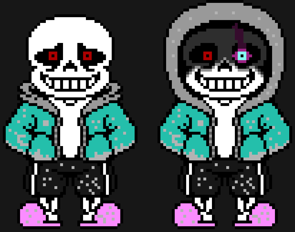Dusttale Sans (Sane and Insane) [King Squid Edit]