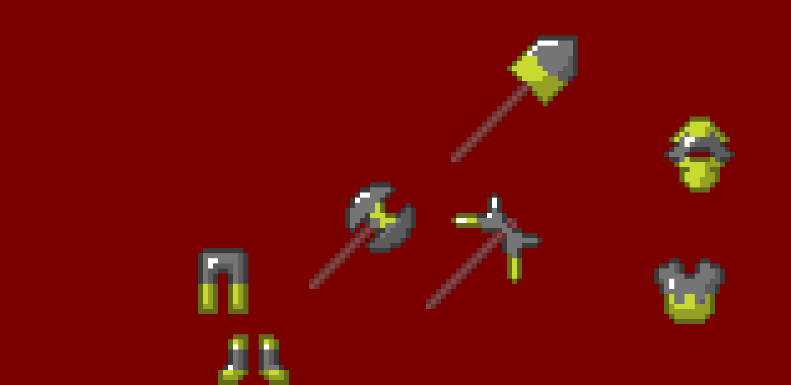 [9664c4] Minecraft Giant Tools and Armor