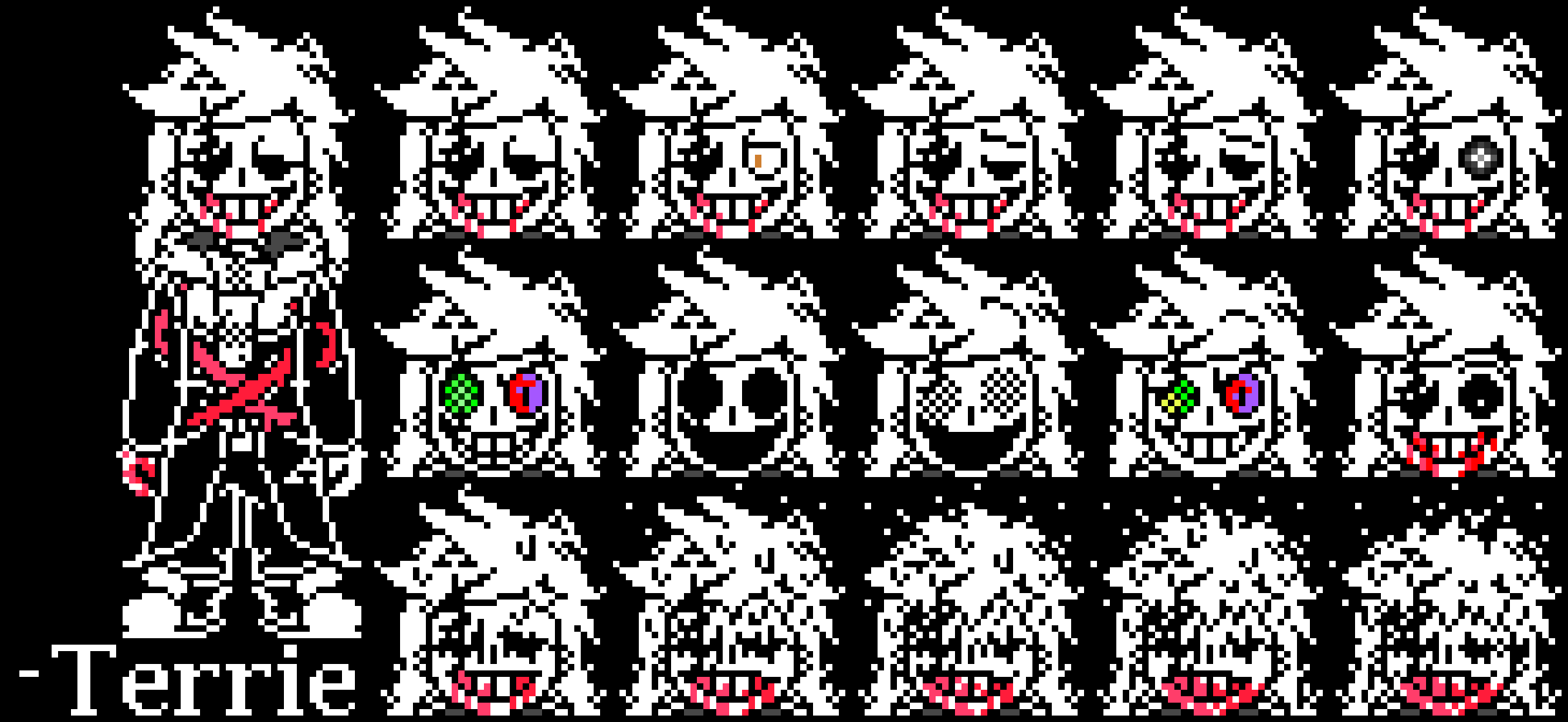 "StoryArraSwap - Second Wind [Phase 3: Code Breaker] | Finished expression sheet... -Terrie