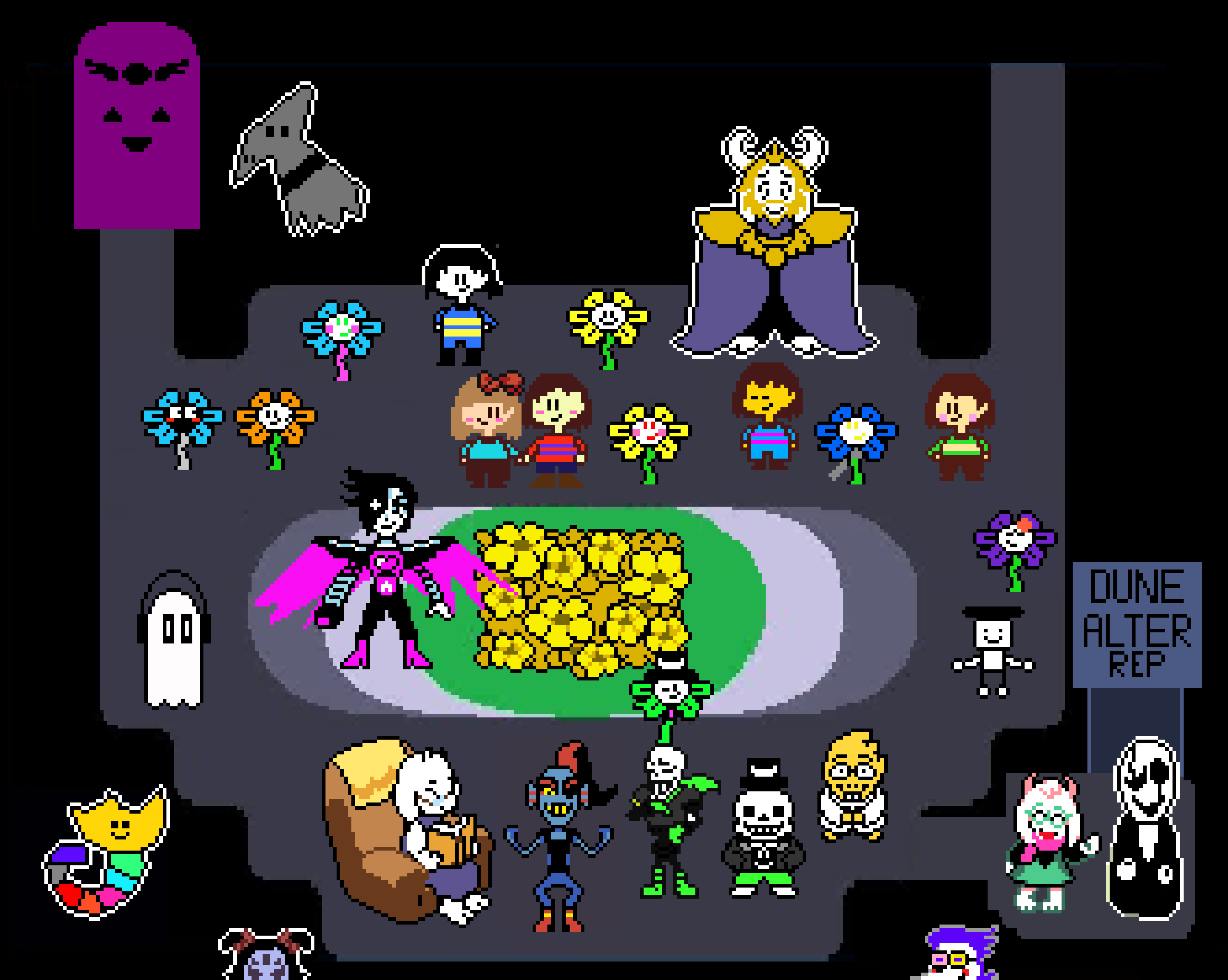 [8cdcd8] Hellspawntale Rebooted After Asgore Fight Pause Menu