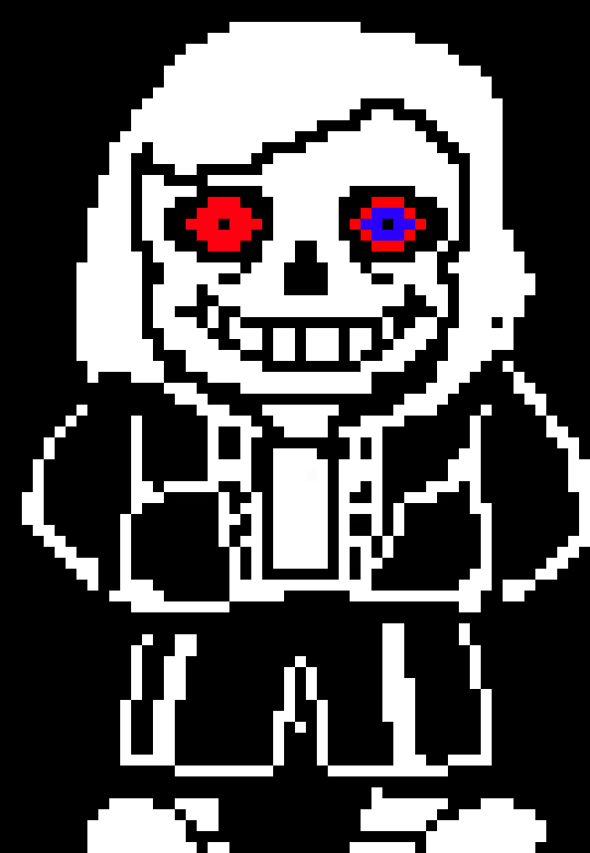 [b8d671] dust sans but its sans sprite