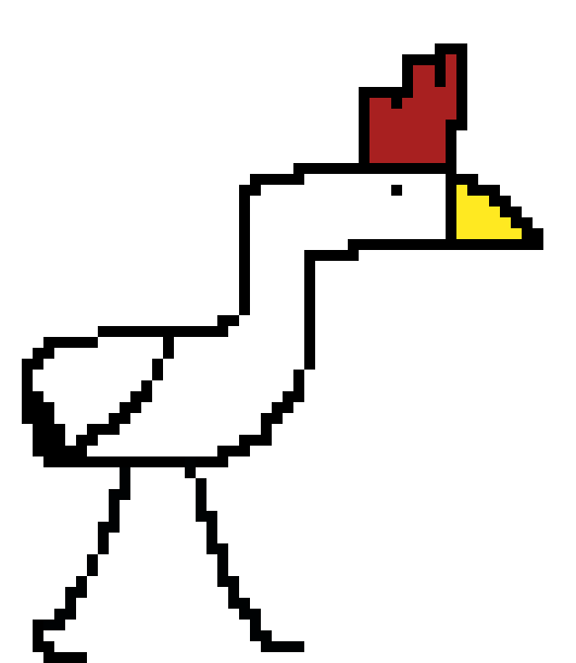 [e83205] chicken walking animation