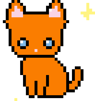 [58a68c] Pixel Cat