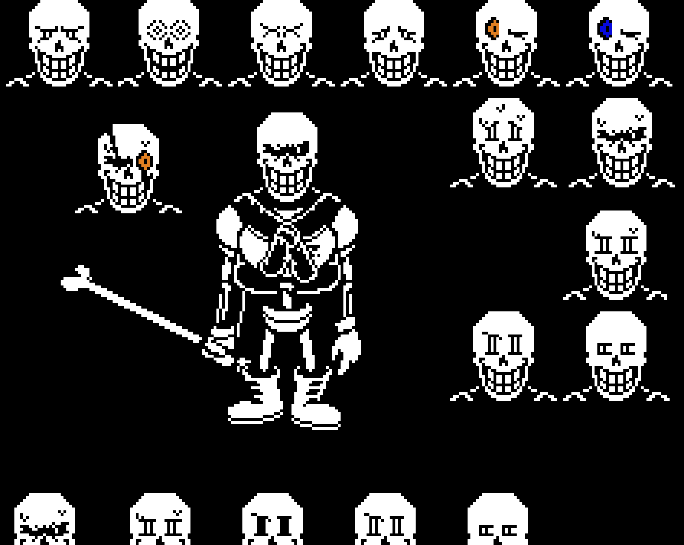 [f52639] Revenge Papyrus + Sans and Gaster [King Squid Edit]