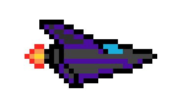 [d78934] purple enemy spaceship