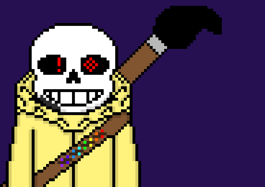 [0ae1f1] *Ink splashes paint onto the ground and throws Terror into it, sending him back where he came from*