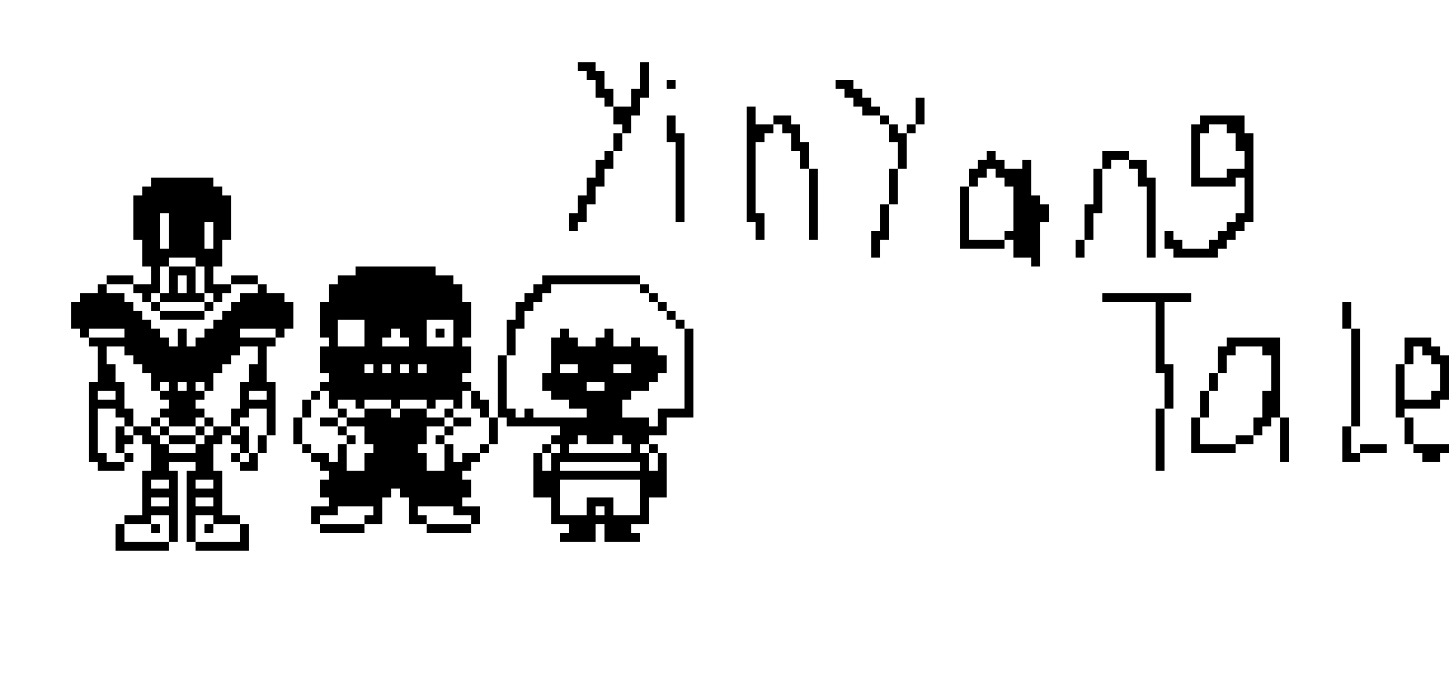 [3db91b] yin-yang tale sans pap and frisk
