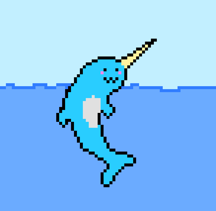 [9664c4] Cute Narwhal! ^-^