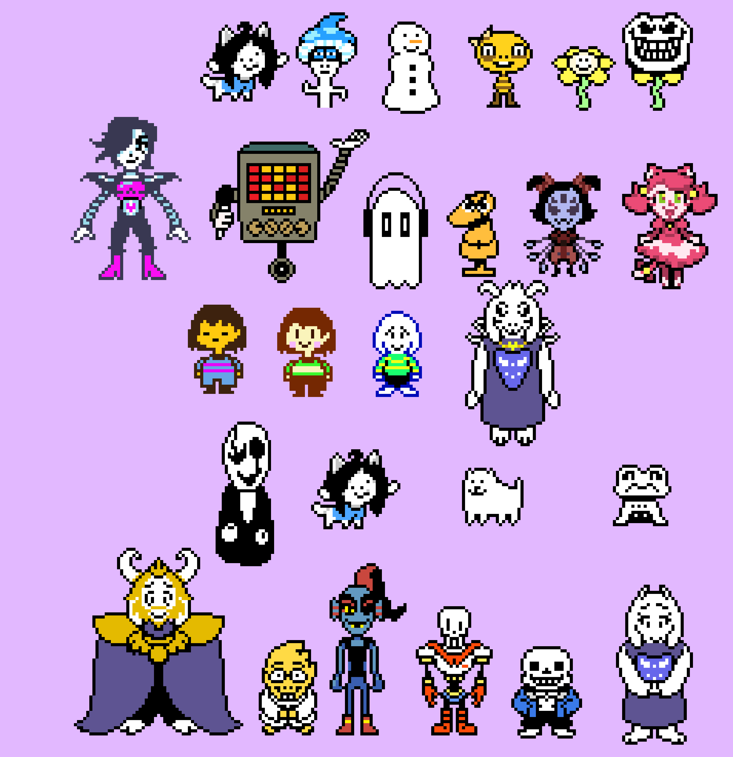 Undertale (all characters)