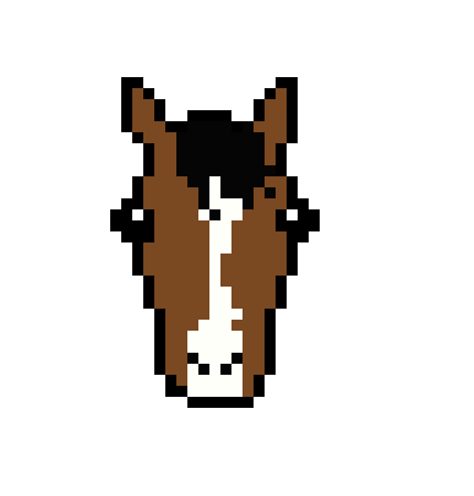 [9664c4] horse head