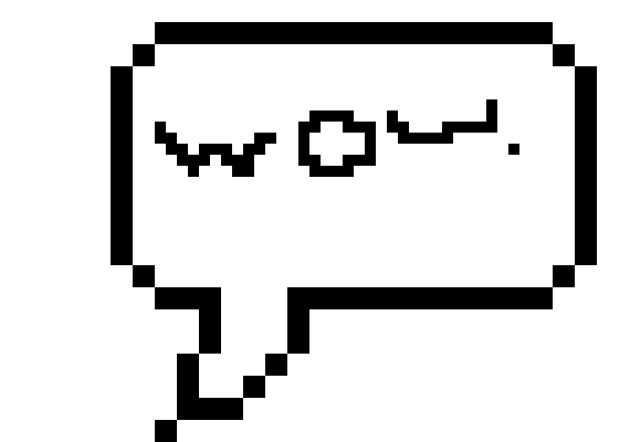 [9664c4] ok pixel speech bubble