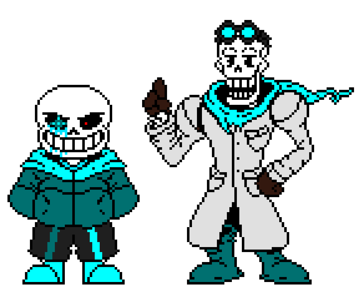 [9664c4] Tech and science (MyAU) doubble battle sprite