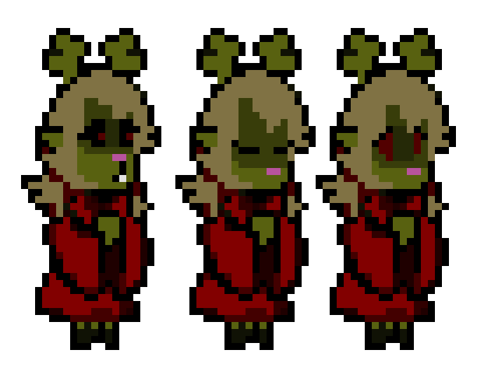 [494b86] Bloodrune AU - Bambi Deerfae Battle Sprite (Bloodgrave Route)