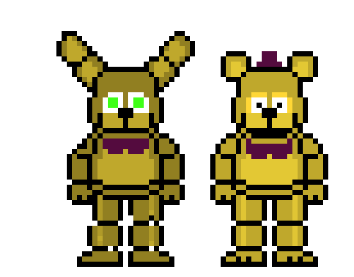 golden freddy and springtrap