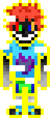 [f943f0] *Dashes at the outline and grabs it by the neck and chokes it*