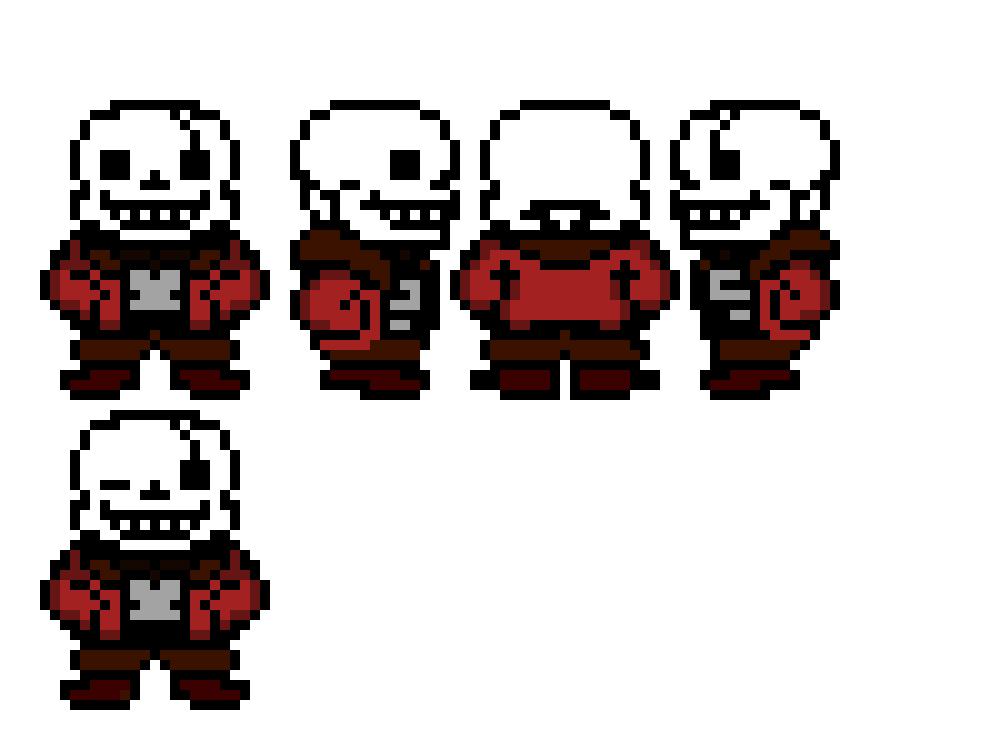 [718abc] Hard!Tale Sans Revamped Sprites