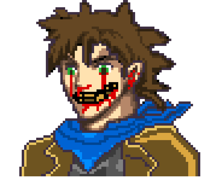 [9a2083] Zach Smile mini body sprite scary edition