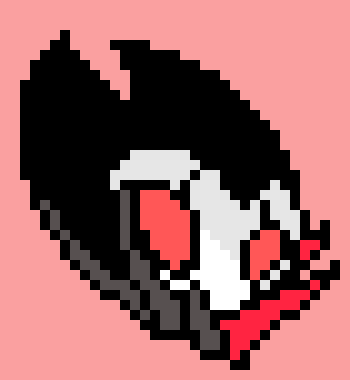 [05b0c1] *The tent, it looks like a circus tent, and it sticks out like a sore thumb due to being bright red.*