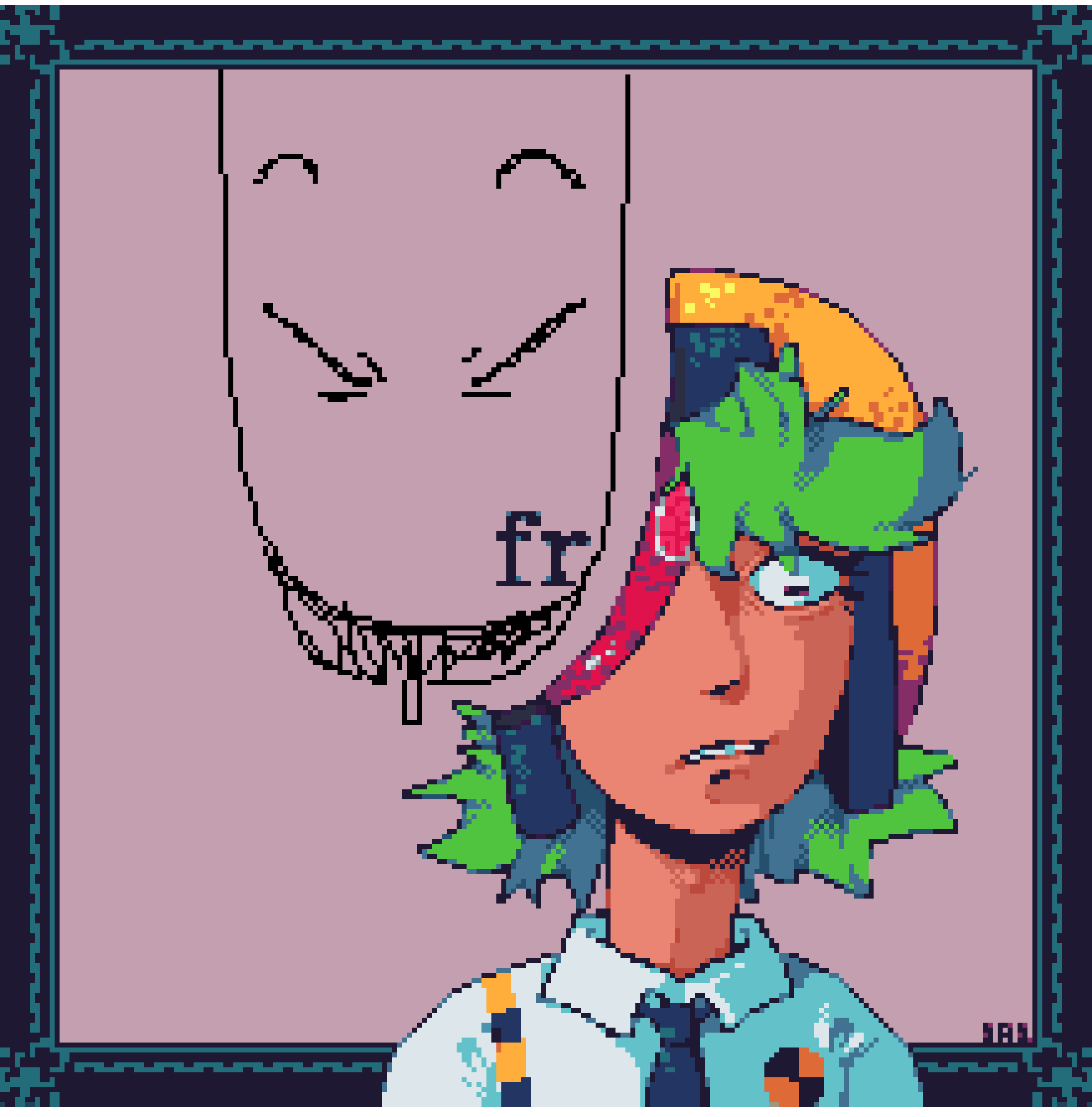 [14d431] monster thingy that took a bite outta the head
