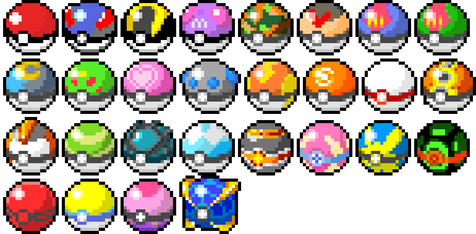 [8e4a29] Pokeballs