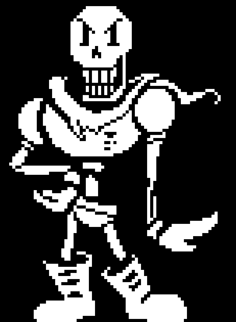 UNDERTALE: Disbelief Papyrus CANONIZED - Battle Sprite
