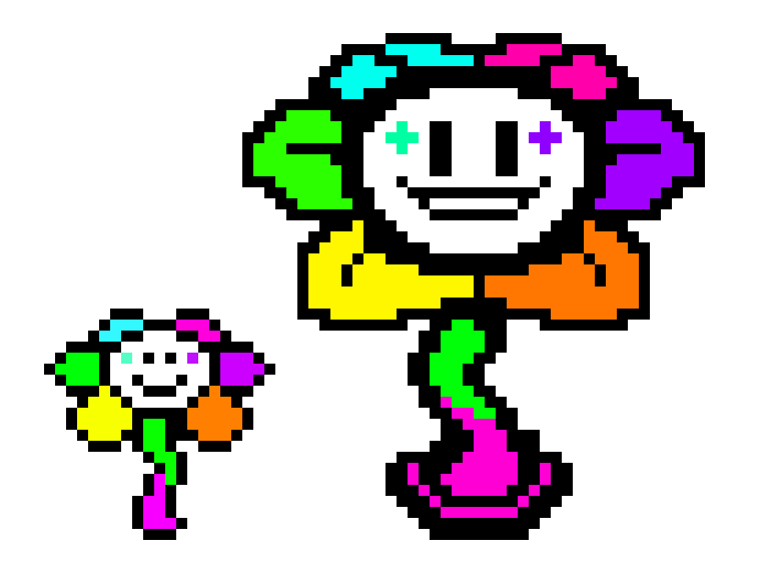 [9664c4] Ravetale flowey sprite