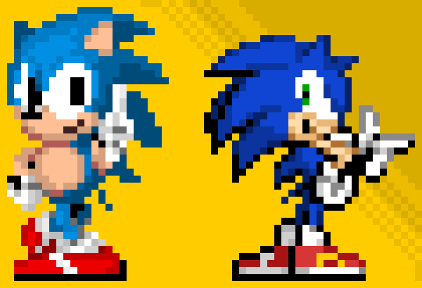 [9664c4] Classic/Modern Sonic