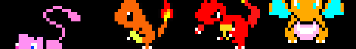 [b15058] Mew and Charmander and Charizard and Charmeleon and Among us Imposter