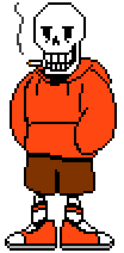 Underswap Papyrus Sprite [King Squid Edit]