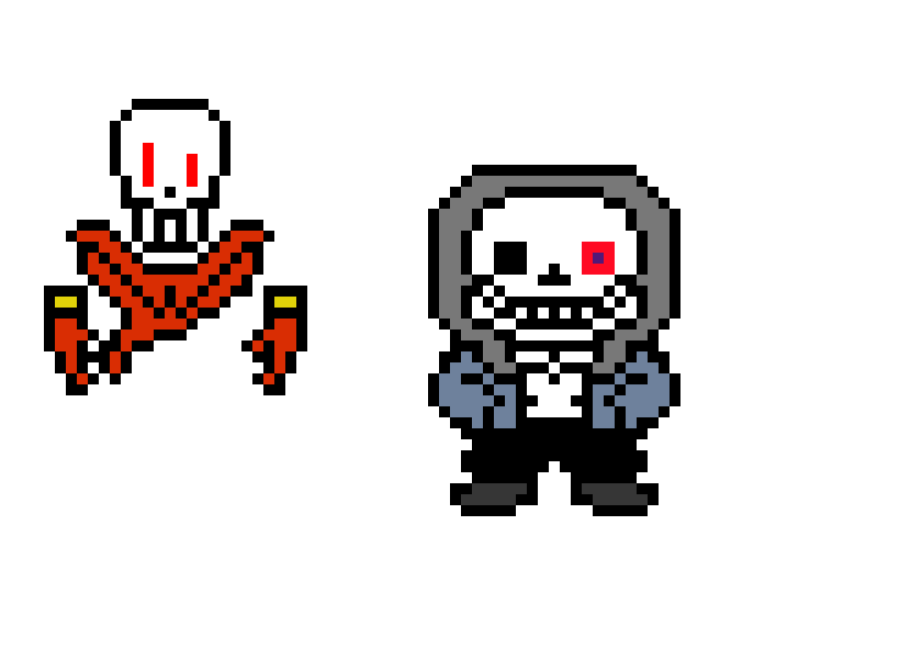 Dust Sans and Papyrus' Sprite