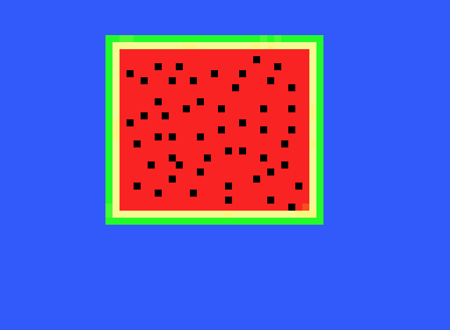 [4c1e66] watermelon pixel art