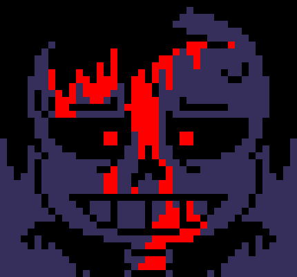 [7ce906] *(Several hours past, he didn't return.) -HorrorTale Sans
