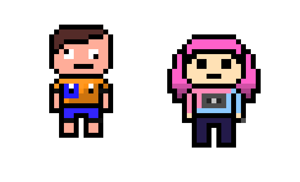 [9e7a7e] danganronpa pixel sprite base