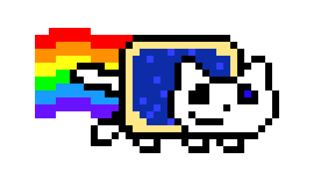 [9b382e] nyan cat sans pixel art