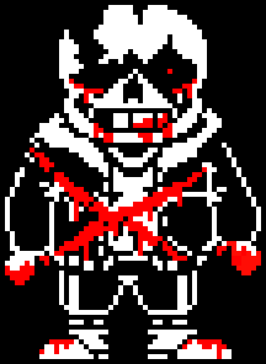 [8b76d8] Undertale Last Breath Sans phase 4 Attack 1 (Fan art)