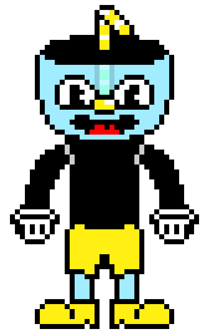 My Cuphead OC - GlassGuy - by APLAWESOME