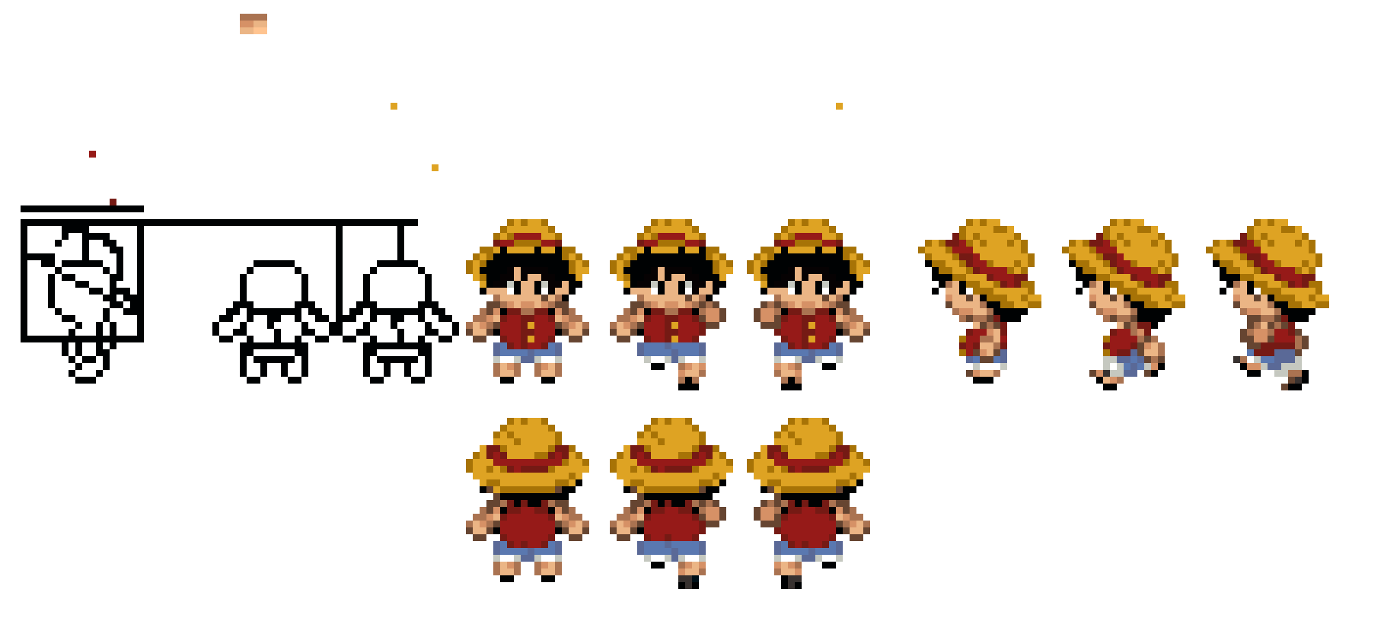luffy sprite
