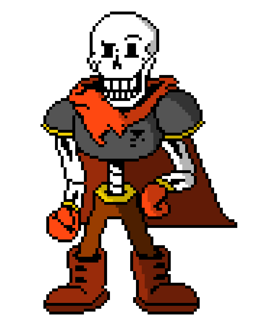 Hey King Squid! This SwapSwap papyrus you made has a similar design to my version of Undertale Papyrus