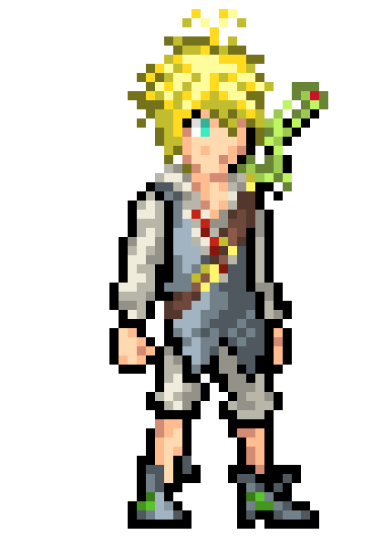 [b618ac] (sits in a tree branch)-Meliodas